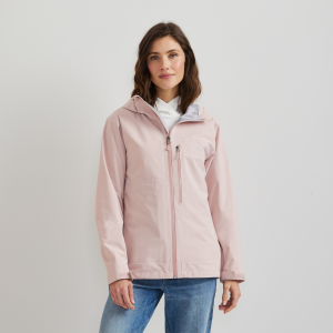 Women's Cloud Cap 3L Waterproof Stretch Hooded Rain Jacket
