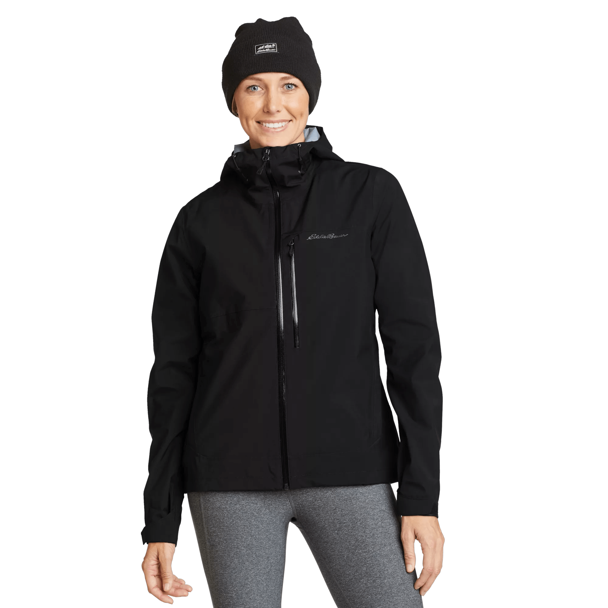Women's Cloud Cap 3L Waterproof Stretch Hooded Rain Jacket - Image 8