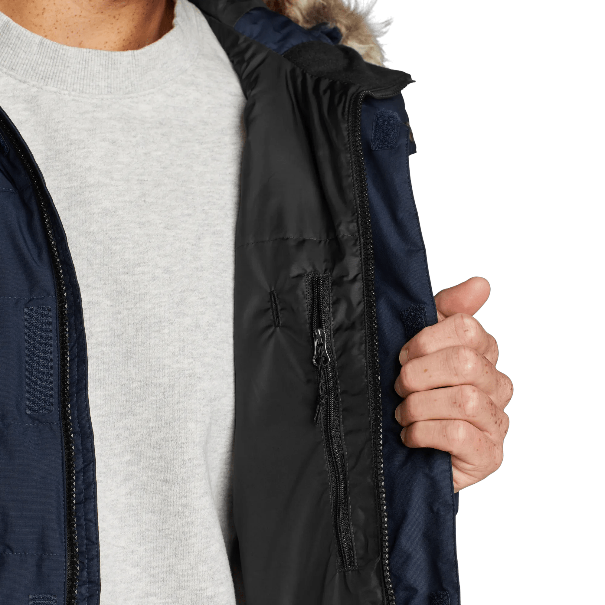 Men's Boundary Pass Down Hooded Parka - Image 11