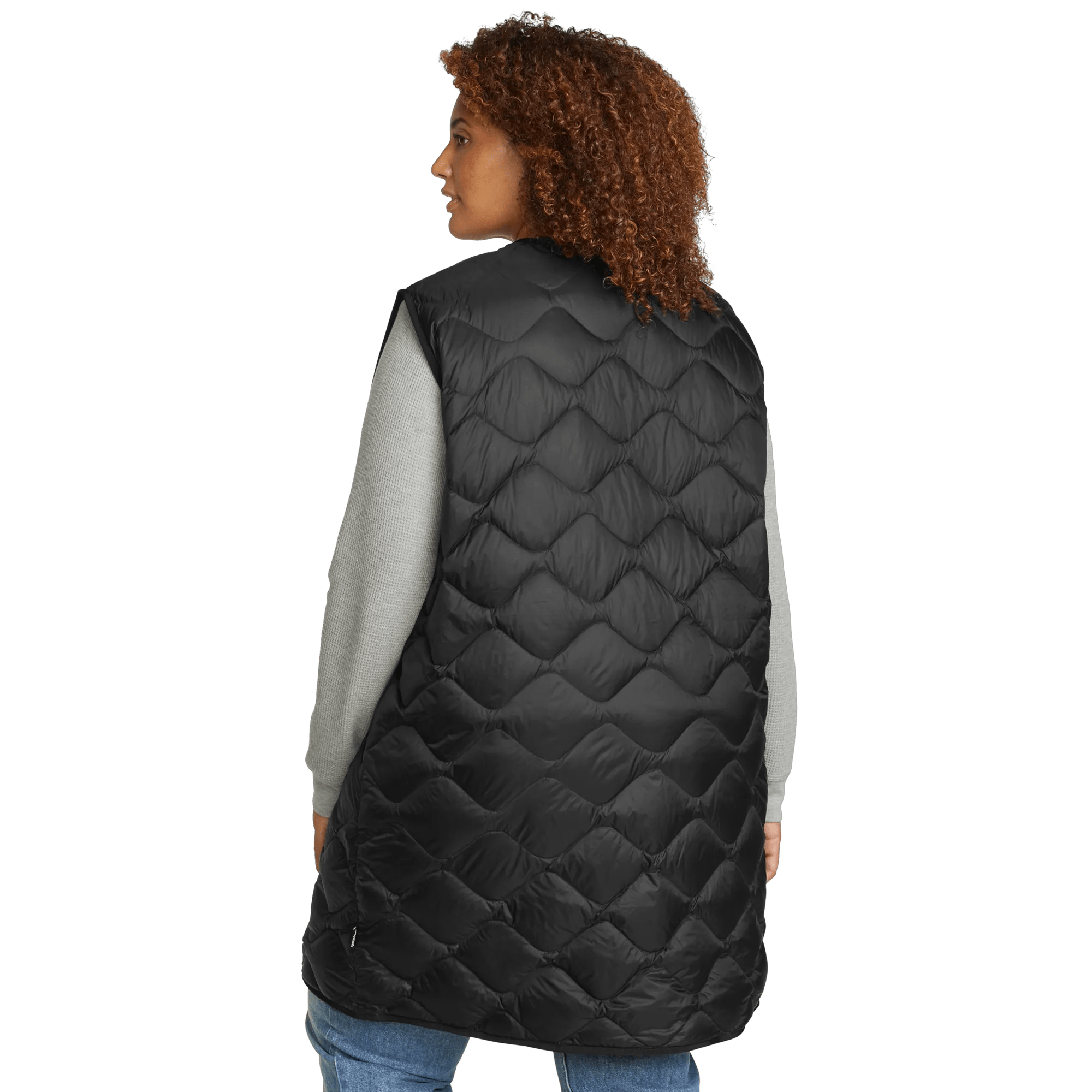 Women's Shaw Long Down Vest - Image 9