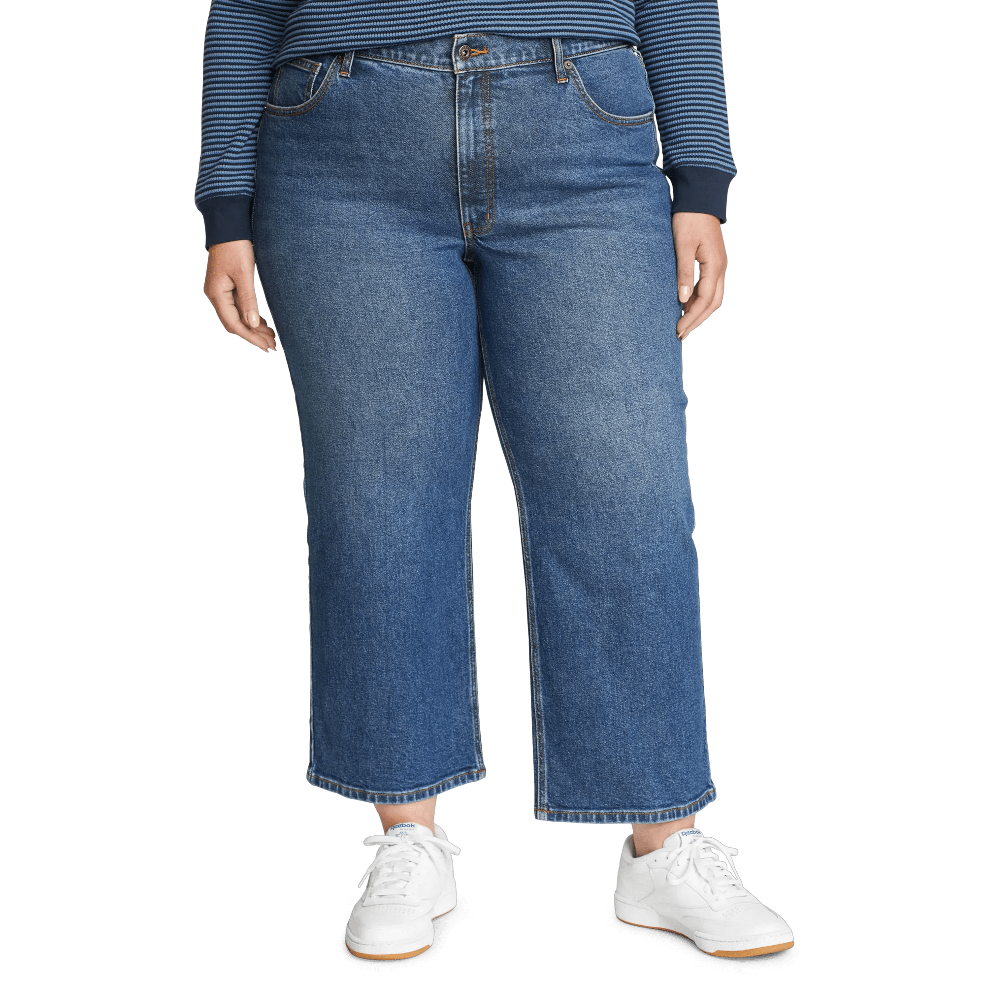 Women's Authentic Everyday High-Rise Cropped Jeans - Image 8