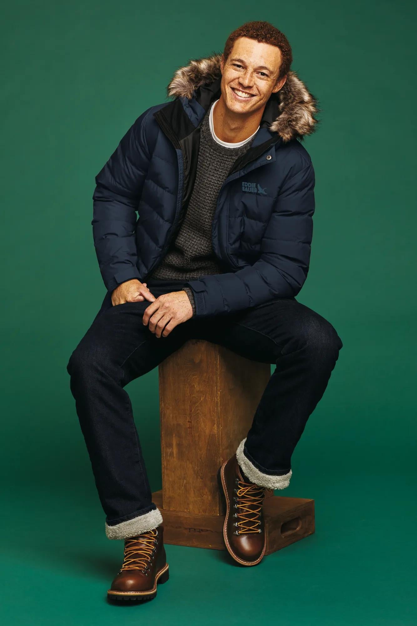 Men's Boundary Pass Down Hooded Parka - Image 10