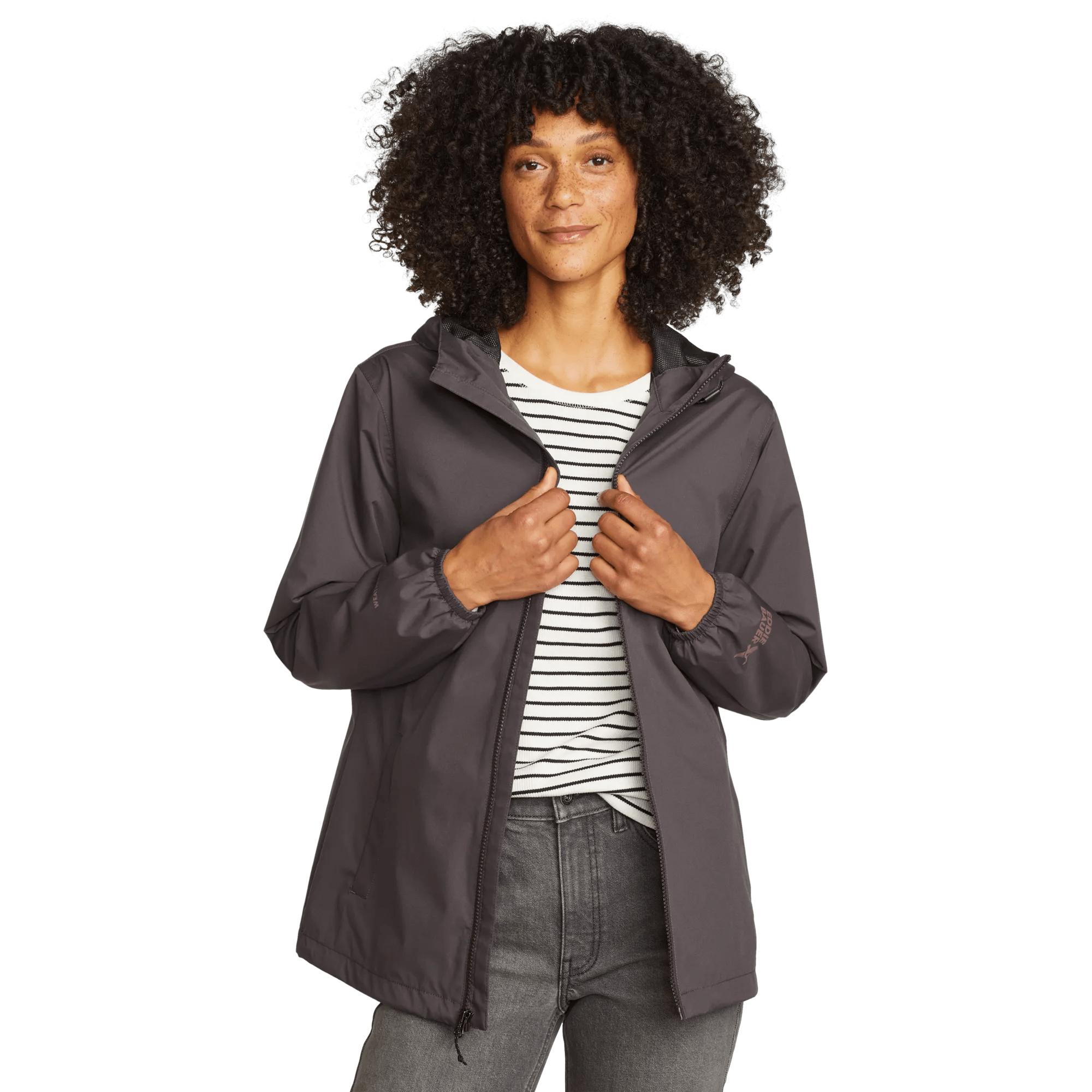 Women's Rainy Pass Water-Repellent Hooded Jacket - Image 6