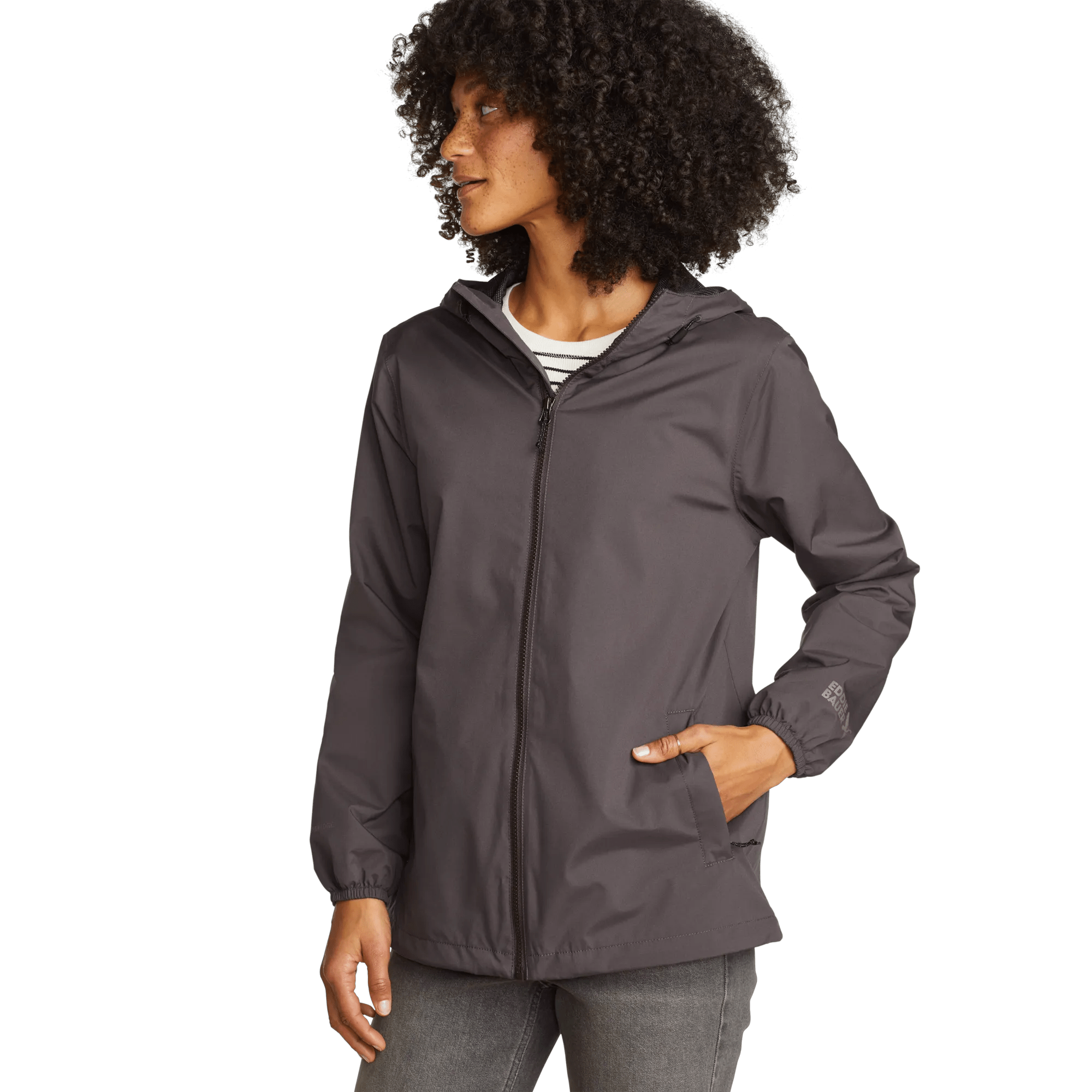 Women's Rainy Pass Water-Repellent Hooded Jacket - Image 7