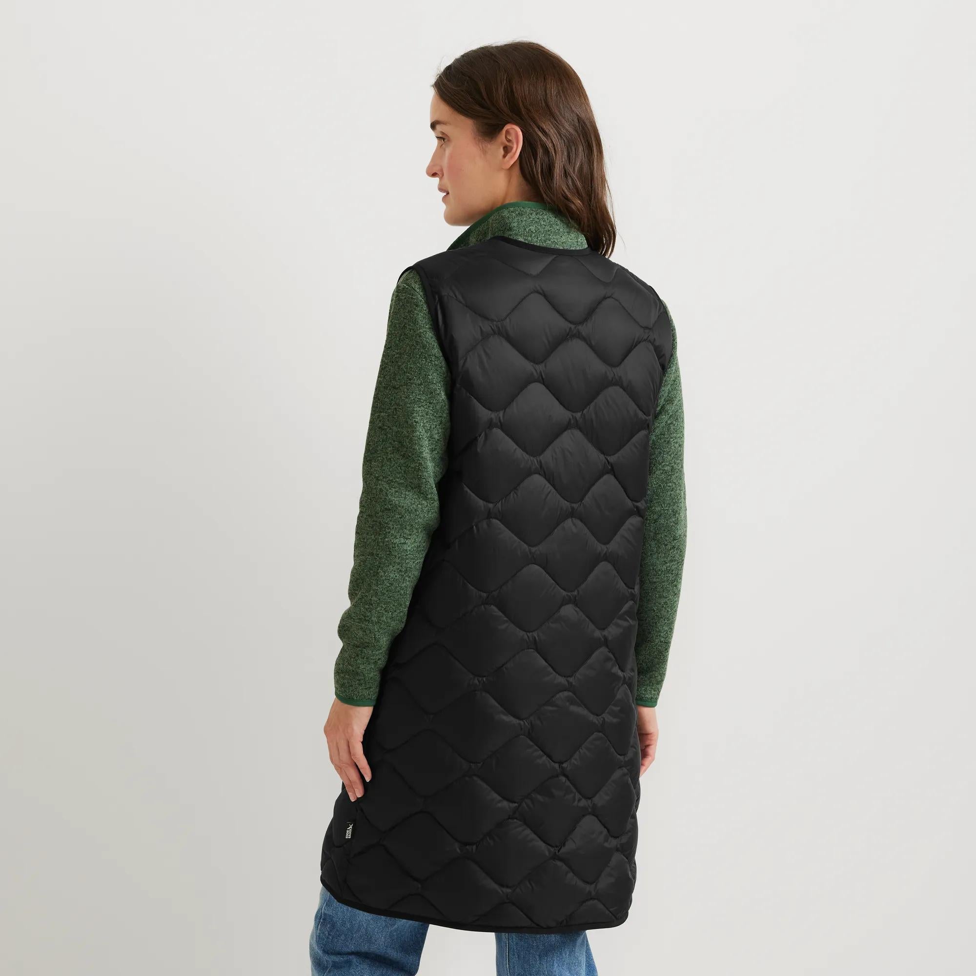 Women's Shaw Long Down Vest - Image 7