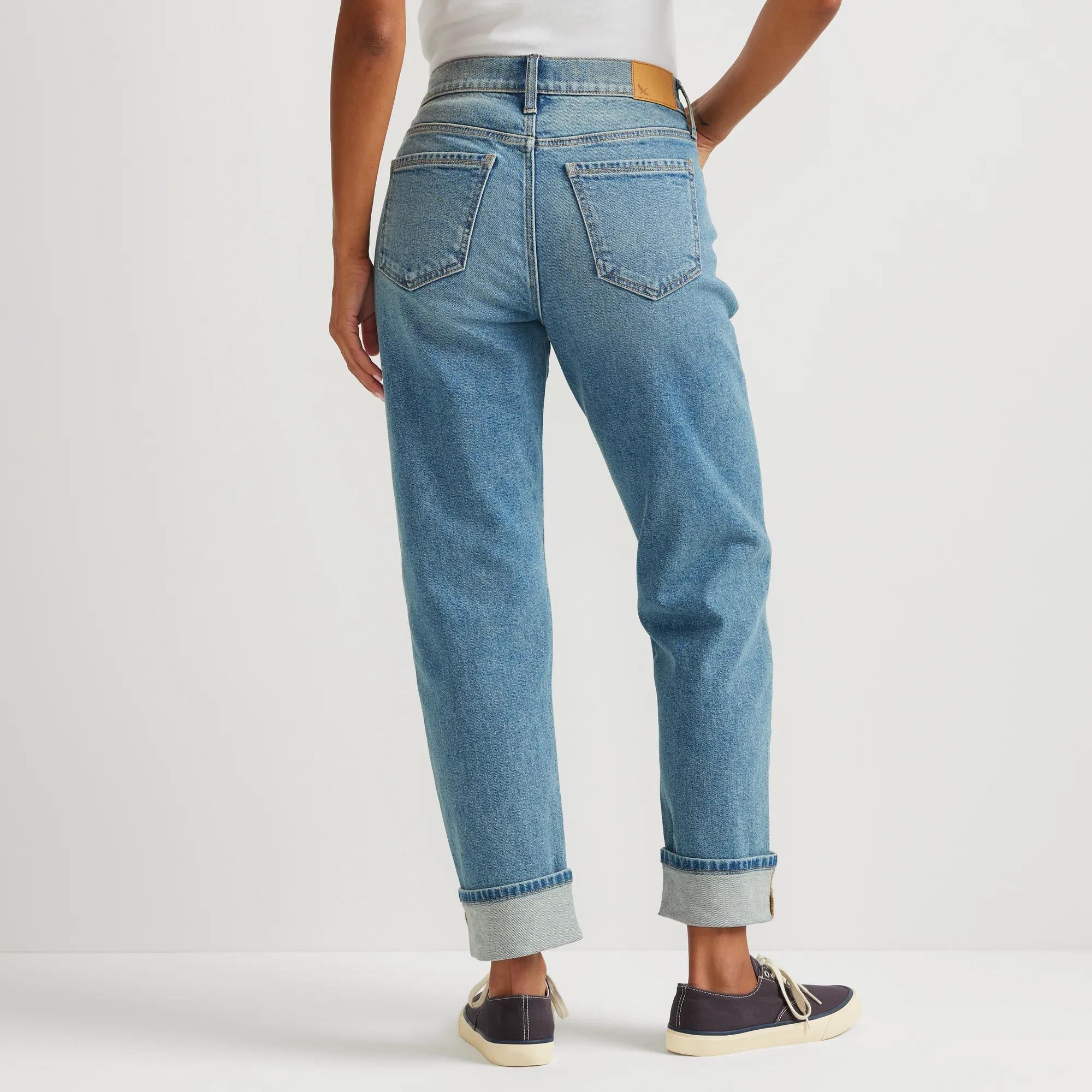 Women's Authentic 90s Boyfriend Relaxed Fit Jeans - Image 3