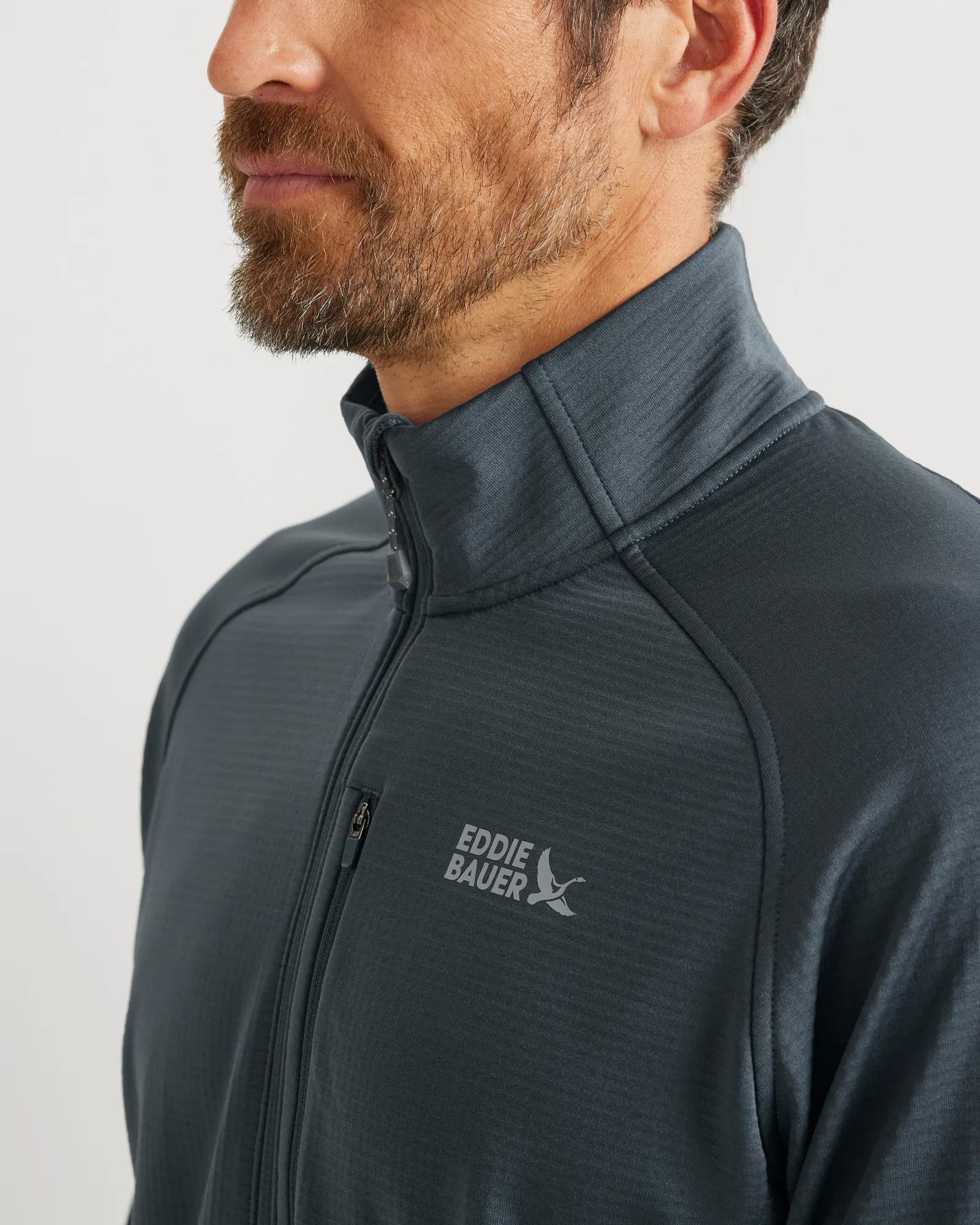 Men's High Route Grid Fleece-Lined 1/2-Zip Pullover - Image 2