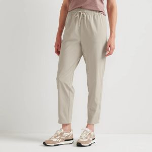 Women's Departure Stretch Tie-Front Ankle Pants