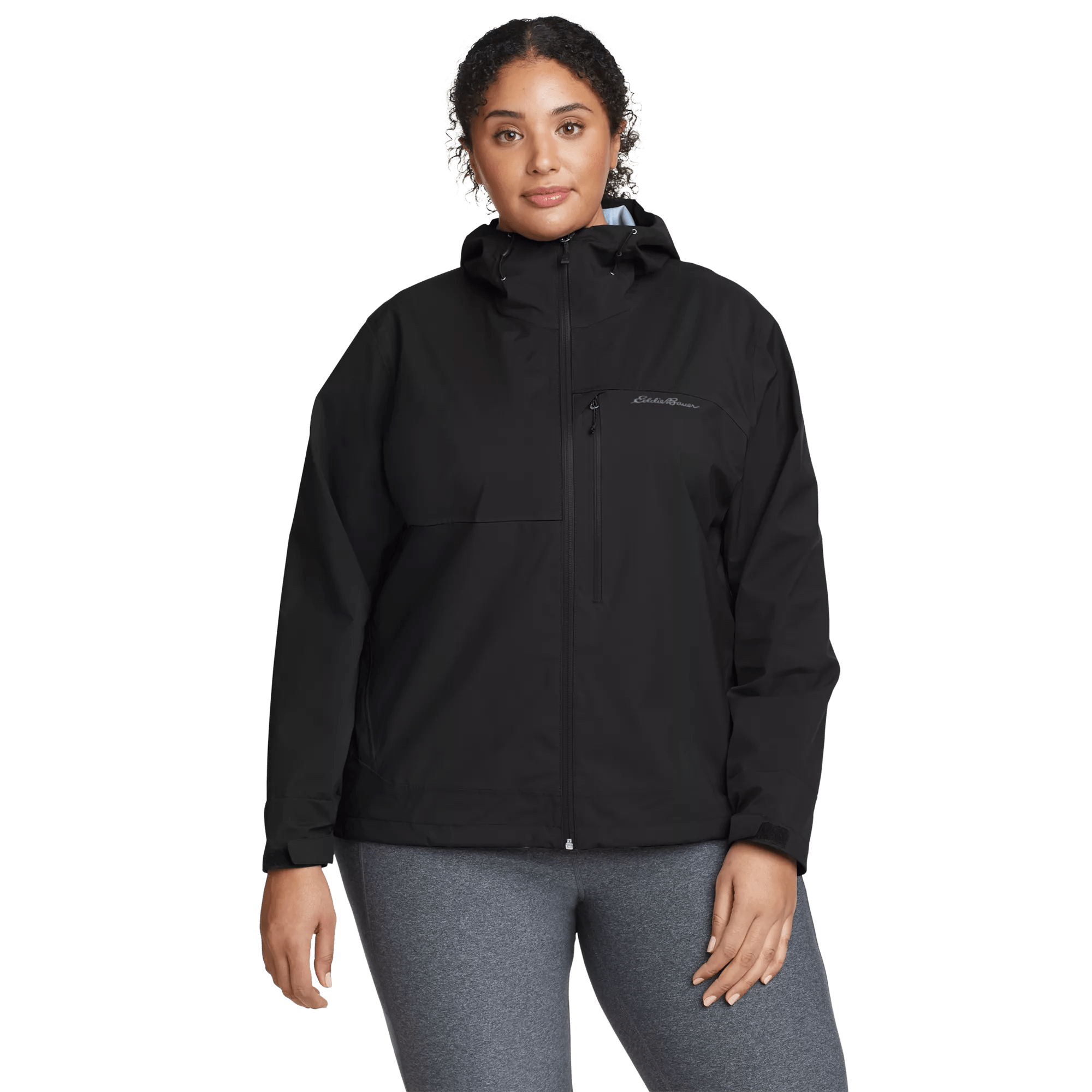 Women's Cloud Cap 3L Waterproof Stretch Hooded Rain Jacket - Image 10