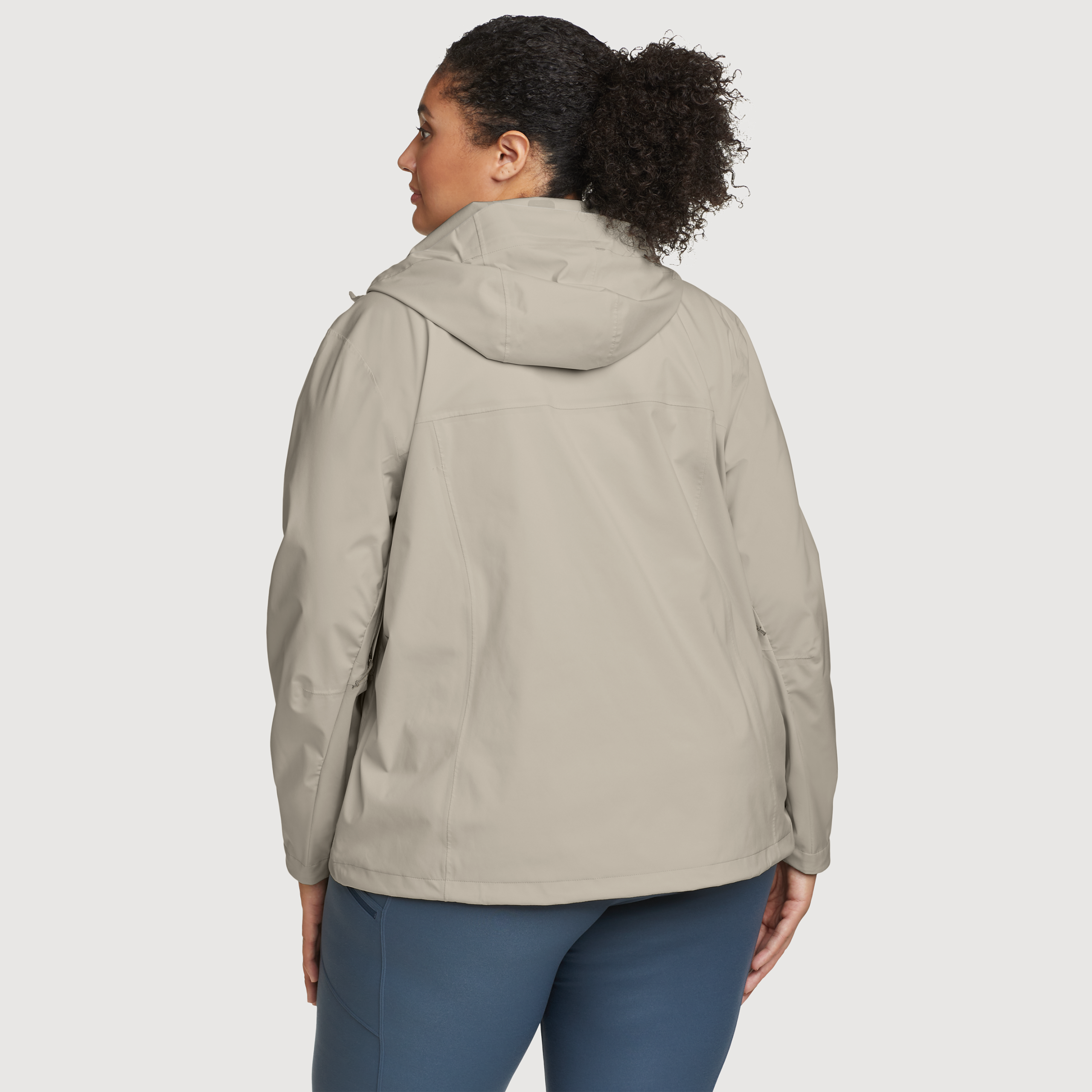 Women's Cloud Cap 3L Waterproof Stretch Hooded Rain Jacket - Image 16